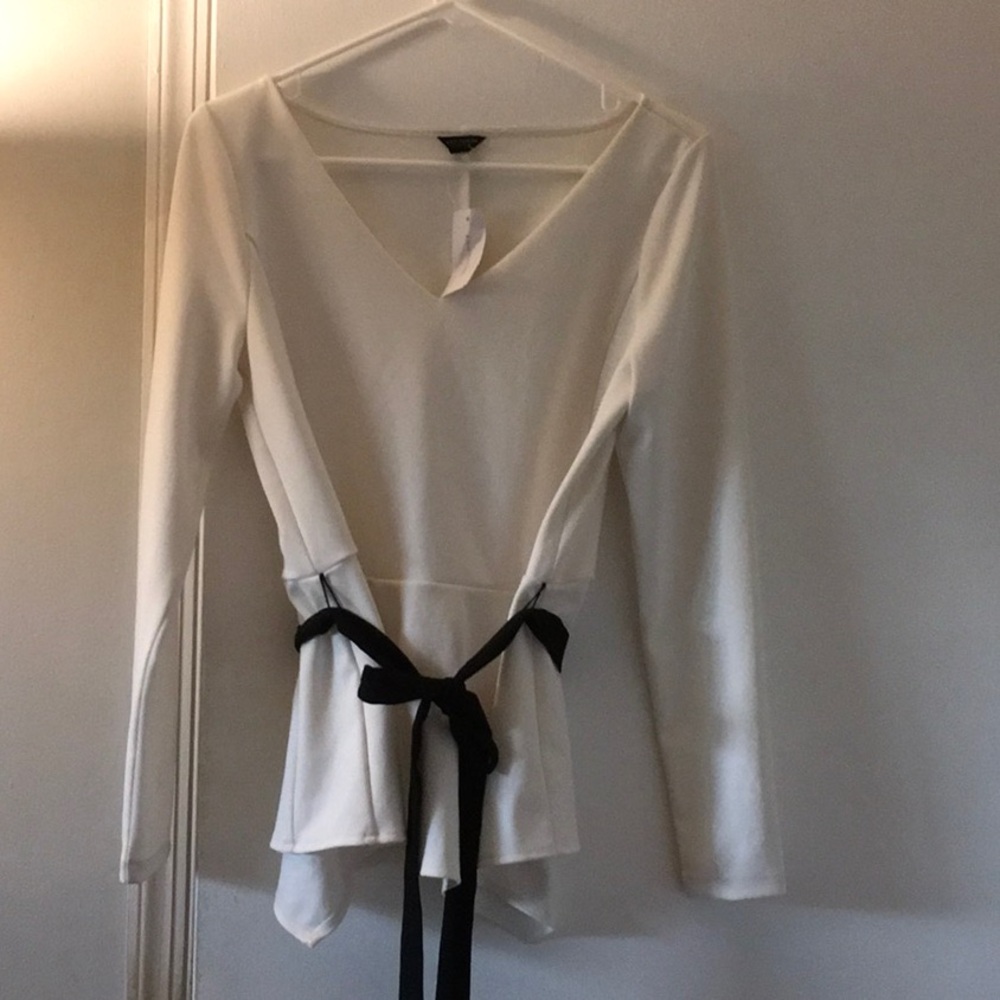 Medium off-white, Ann Taylor blouse